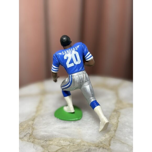 Vintage 1992 Kenner Starting Lineup Barry Sanders #20 Detroit Lions Figure SLU - Picture 3 of 8